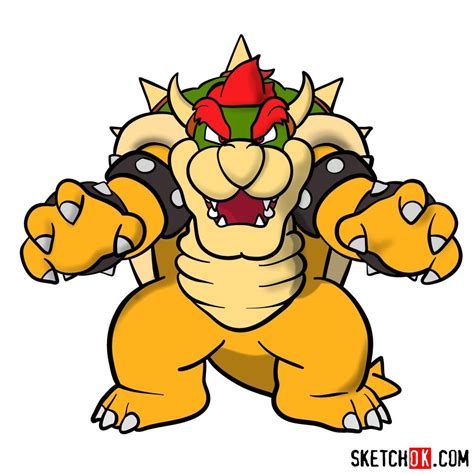 Welcome to the best Online Education Program for artists coming at you direct from our Youtube studio. Learn how to draw Bowser from Super Mario with Cartoon...